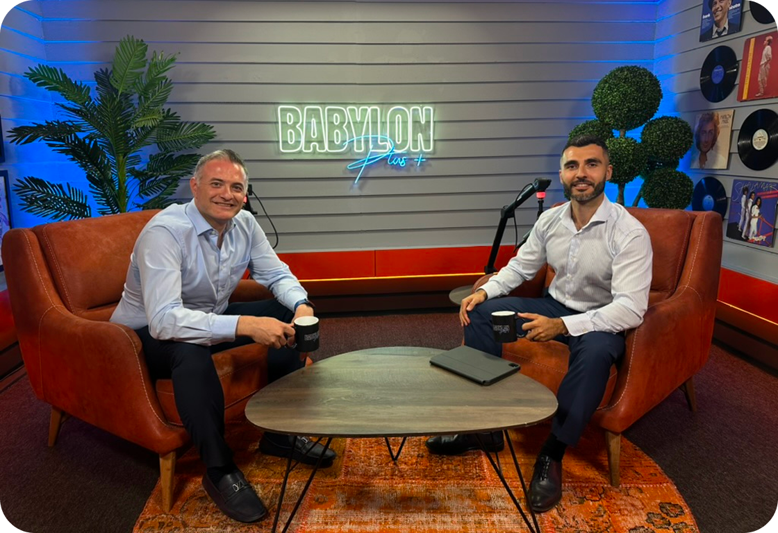 Dr Amanj and Peter Putros